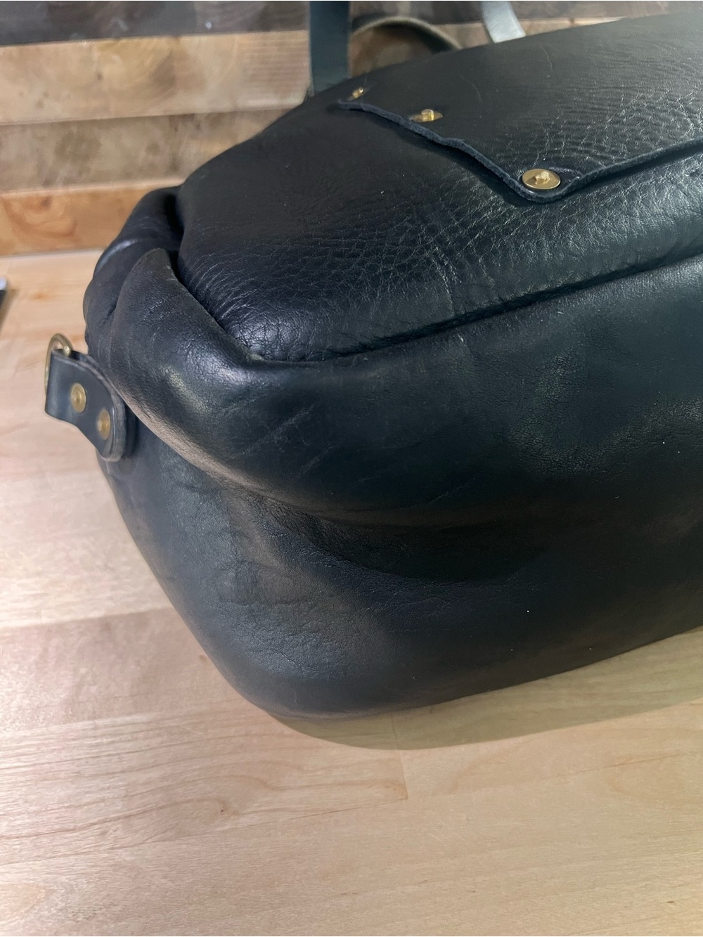 Go Forth Goods Black Bison Weekender duffle with crossbody strap - Picture 6 of 13